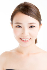 Obraz premium attractive asian woman skincare image