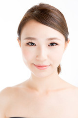 Obraz premium attractive asian woman skincare image