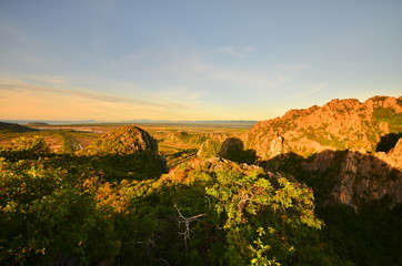 Fototapeta na wymiar Rock Mountain Landscape 