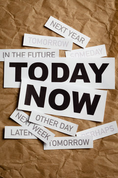 Today now