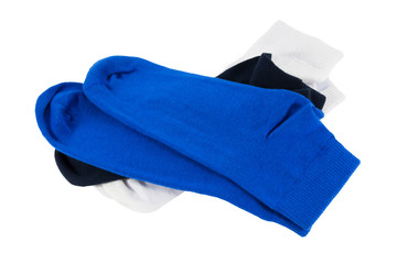 socks on white background