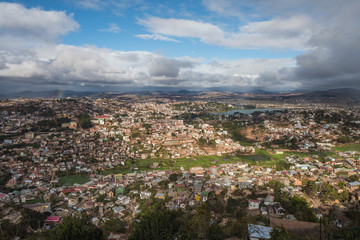 Fototapeta na wymiar Panorama of Antananarivo city, Madagascar capital