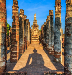 Sukhothai historical park: the old town of Thailand in 800 years