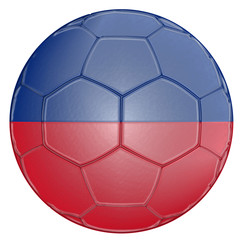 Obraz premium Soccer Ball Liechtenstein