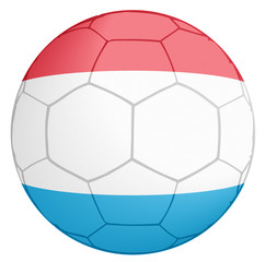 Obraz premium Soccer Ball Luxembourg