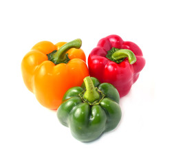 sweet pepper with white background