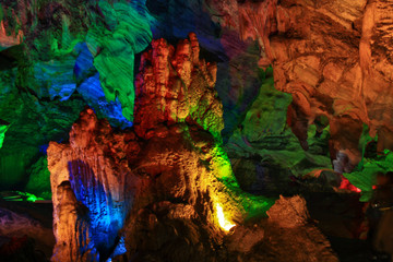 strange shapes and lighting