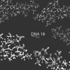 Futuristic dna eps 10