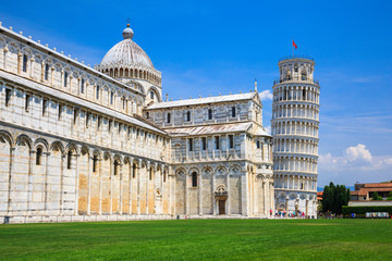 Pisa Cathedral with the Leaning Tower of Pisa, Italy