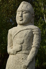 Street sculpture in Astana, capital of Kazakhstan