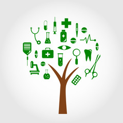Medical tree concept for your design