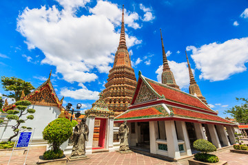 Fototapeta na wymiar Wat Pho in Bangkok of Thailand