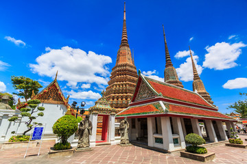 Wat Pho in Bangkok of Thailand