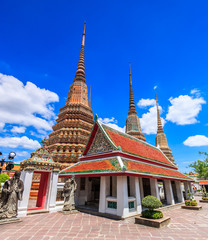 Fototapeta premium Wat Pho in Bangkok of Thailand