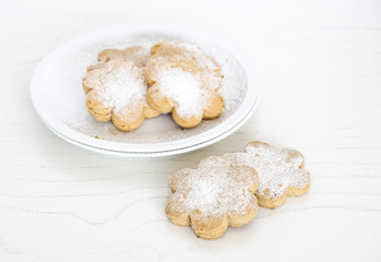 Freshly baked sugar cookies