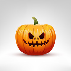 Halloween Pumpkin vector illustration isolated