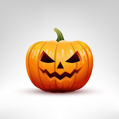 Halloween Pumpkin vector illustration isolated