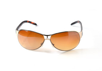 Sunglasses isolated against a white background