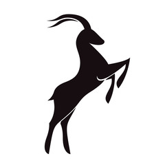 Goat icon for logo  calendar or zodiac signs - obrazy, fototapety, plakaty