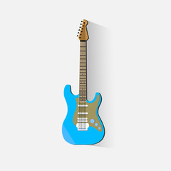 Fototapeta premium Vector guitars icon