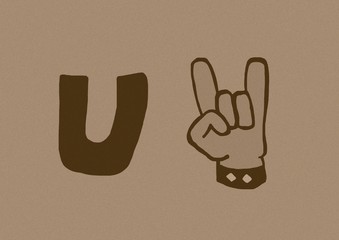 Obraz premium U rock vintage