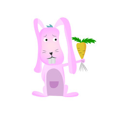 illustration of cartoon rabbit vector