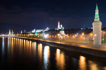Fototapeta premium Ночной Кремль
