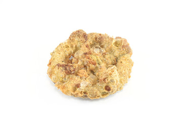 Cake wheel  Thai dessert , Khanom Kong, isolate on white