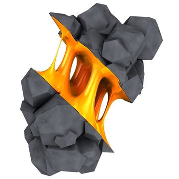 glibber Gestein