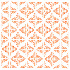 Line Thai art pattern vector illustration