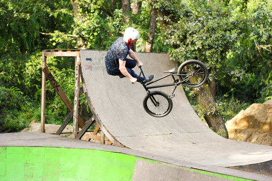 Extreme BMX Jumping Park In Krasnodar