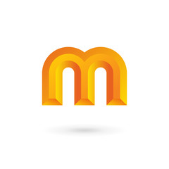 Letter M logo icon design template elements