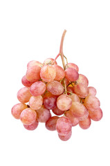 Fresh grapes on  white background