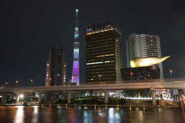 夜の東京スカイツリー