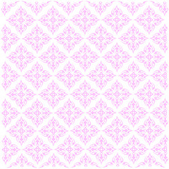 Line Thai art pattern vector illustration