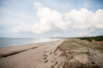 Fototapeta na wymiar Saaremaa Island, Estonia, coastline