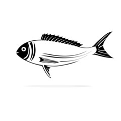 Obraz premium Fish icon