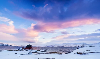 Fotobehang Norway. Winter © Max Topchii