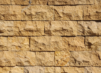 Stone wall closeup