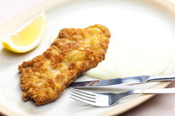 fried pork steak
