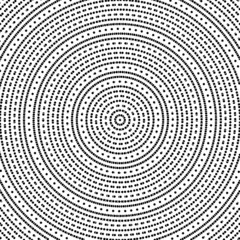 Geometric Modern Vector Seamless Pattern with Circles