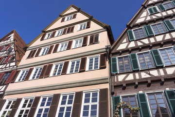 Fototapeta na wymiar Fachwerkgebäude in Tübingen, Deutschland
