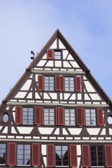 Fachwerkgebäude in Tübingen, Deutschland