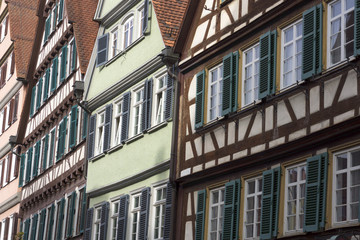 Fototapeta premium Fachwerkgebäude in Tübingen, Deutschland
