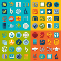 Set of education icons