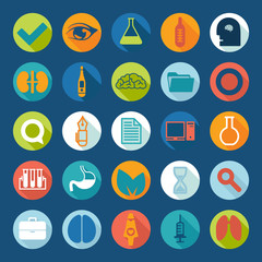Set of medical icons