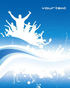 Advertising banner for sports championships