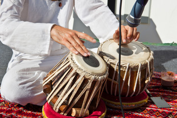 Traditional indian tabla drums