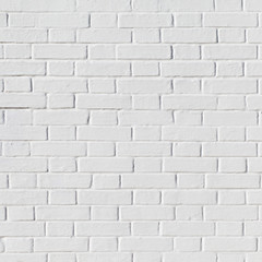 White grunge brick wall