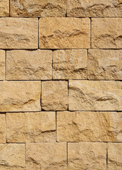 Stone wall closeup